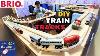 Johny Builds Biggest Wooden Track Layout Opens New Brio Trains U0026 Mta Munipals Subway Train Toys