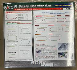 KATO 106-0017 N Scale GE P42 Amtrak Phase IVb #161 Starter Train Set & UNITRACK