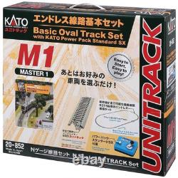 KATO 20-852 N Scale M1 Basic Oval Track Set with Power Pack Model Train Japan