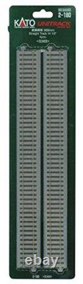 KATO HO Scale Track Set 2-180 Straight Rail 369mm x4pcs ×10 Packs Model Train