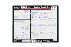 KATO N Gauge V11 Double Track Set 20-870 Unitack Railway Model Rail Set