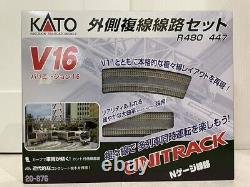 KATO N Gauge V16 Outer Double Track Line Set R480 447 Model Train Rail set