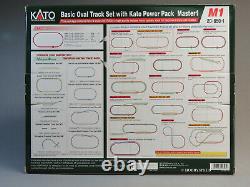 KATO N SCALE M1 BASIC OVAL TRACK SET withPOWER PACK train transformer 20-850-1 NEW