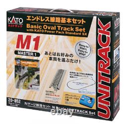 KATO N Scale UNITRACK M1 Basic Oval Track set 20-852 Model Train Rail Kit