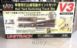 KATO N Scale UNITRACK V3 Rail Yard Set 20-862 with Electric Turnout Model Train