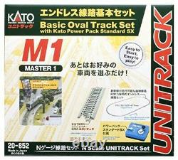 KATO N gauge endless railroad basic set master 1 20-852 model train rail set