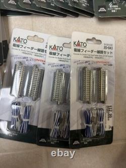 KATO Unitrack N Scale Train Track Lot Concrete Double Ties Bnip