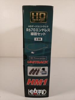 Kato 3-104 HO Scale Oval Train Track Set With Power Pack HM1 Unitrack R670 New