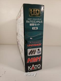 Kato 3-104 HO Scale Oval Train Track Set With Power Pack HM1 Unitrack R670 New