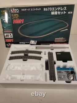Kato 3-104 HO Scale Oval Train Track Set With Power Pack HM1 Unitrack R670 New