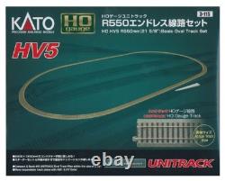 Kato USA Model Train Products HV5 UNITRACK R550mm Basic Oval Track Set 21 5/8