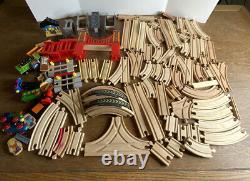 KidKraft Kid Craft Wooden Train Track Set 98 Pieces Lot Thomas Compatible