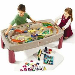 Kids Play Table Train Track Set Toddler Step 2 Activity Storage 3 to 4 Years