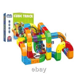 Klick Rail Electric Train Set 51/81/123 Packs Electric Train Flexible Race Track