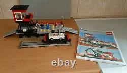 LEGO 4.5V 7839 Car Transport Depot 4.5 Volt Rail Track Gray, year 1986
