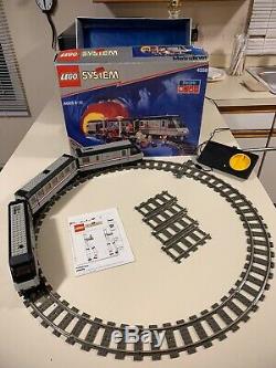 LEGO 4558 Metroliner Train With Box Track & 4548 9v Control Incomplete Set (10001)