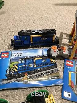 LEGO 6059267 City Trains Cargo Train 60052 With Extra Tracks. 99% Complete