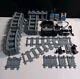 Lego 9v Train Set Lot Track Pieces, Switch Point, Cars, Ir Receivers, Battery +