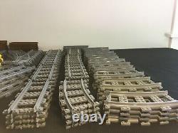 LEGO City 265 x Curved, Straight, Switch, Cross Track Train Rails NEW BULK LOT