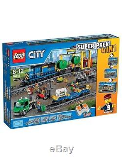 LEGO City 66493 Remote Control Cargo Train, Station, Tracks And Power Functions