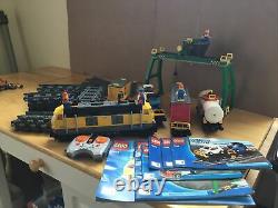 LEGO City 7939 Cargo Train 100% COMPLETE with Tracks & Power Functions No Box