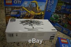 LEGO City Bundle Cargo Train 60052, Truck 60020, Excavator 60075, Track 8867,4203