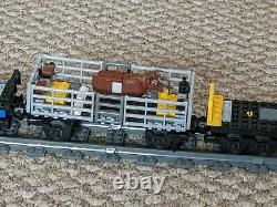 LEGO City Cargo Train 60052 with 3 train cars and track