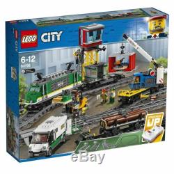 LEGO City Cargo Train 60198 Remote Control Train Building Set with Tracks NEW