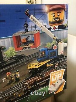 LEGO City Cargo Train 60198 Remote Control Train Building Set with Tracks NEW