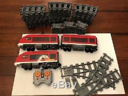 LEGO City Passenger Train 2010 95%Complete (7938) + 67 Track Pieces RC Working
