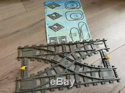 LEGO City Train Track Switch Double Crossover 7996 60238. RC Train 9V etc