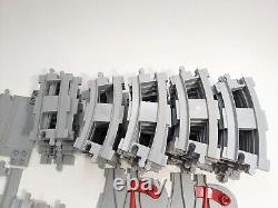 LEGO Duplo Train Tracks Bulk Lot Light Gray Curved Straight 51 Pieces