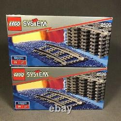 LEGO Straight Curved Train Track 4515 4520 Some Sealed Box