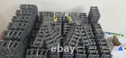 LEGO Train Track Lot 360 pieces. Straight, curved, switches, flexible
