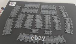 LEGO Train Track Lot 360 pieces. Straight, curved, switches, flexible