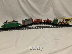 LEGO Trains Cargo Train Deluxe (7898) No Box Complete Set Extra Track