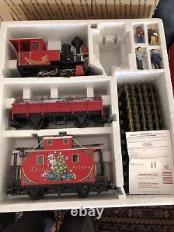 LGB 72555 Christmas Freight Set, Excellent Condition, G Scale, Rare