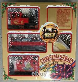 LGB 72555 Christmas Seasons Greetings G-Scale Train Set 1995 VERY NICE SET RARE