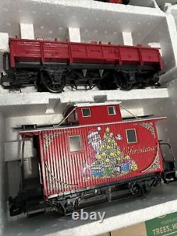 LGB 72555 Christmas Steam Engine Train Set G Gauge Train Set NO TRACKS