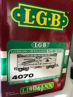 LGB Train Set Budweiser King of All Bottled Beers Train Cart 4070