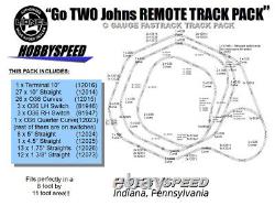 LIONEL FASTRACK GO TWO JOHNS REMOTE COMPLETE TRACK PACK railroad train O GAUGE