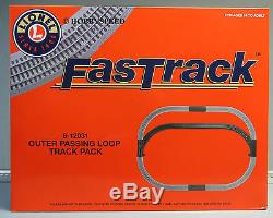 LIONEL FASTRACK LOT TRACK PACK OUTER PASSING LOOP switch train fast 6-12031