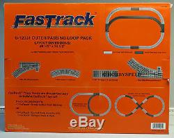 LIONEL FASTRACK LOT TRACK PACK OUTER PASSING LOOP switch train fast 6-12031