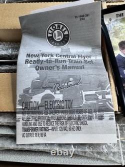 LIONEL New York Central Flyer Electric Train Set 6-31940 Smoke, Whistle, Track