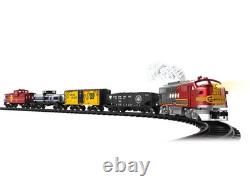 LIONEL Santa Fe Freight Battery O Gauge Toy Train Set with Remote 712130