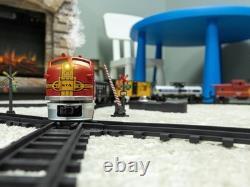 LIONEL Santa Fe Freight Battery O Gauge Toy Train Set with Remote 712130