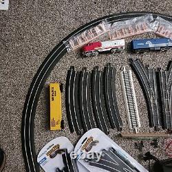 Large HO Scale Train Set LOT With 8 Switches