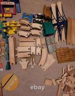Large Wooden Thomas The Tank Engine Train Track Set Lot