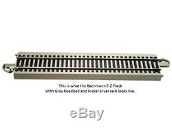 Layout #029 Bachmann HO EZ Track Nickel Silver 8' X 8' L-Shape NEW Train Set