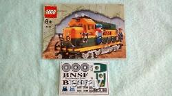Lego 10133 BNSF, 6 Tankers, 8 Tracks, 4 Bags of Flexi Track, BI, sticker sheet